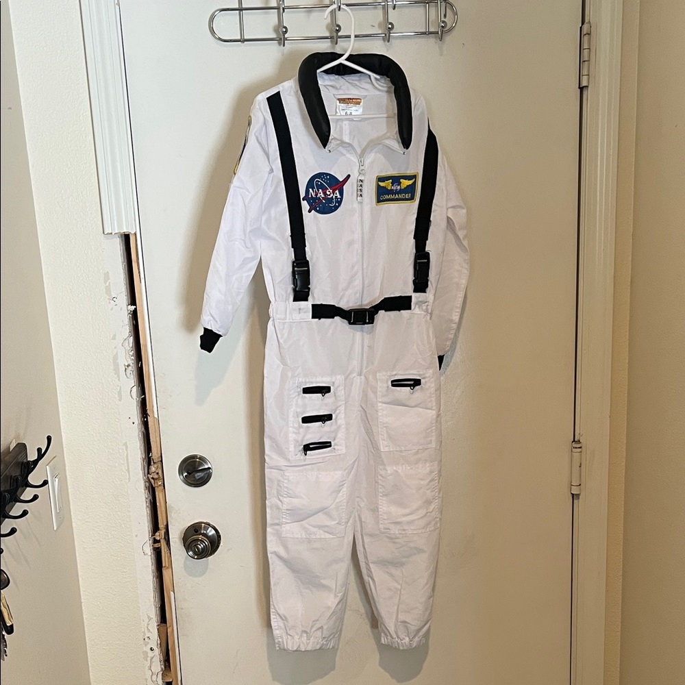 Kids White NASA Space Jumpsuit